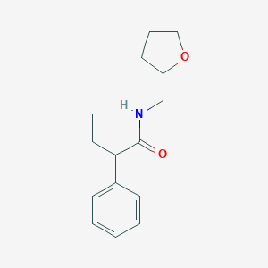 molecular formula C15H21NO2 B329779 N-[(oxolan-2-yl)methyl]-2-phenylbutanamide 