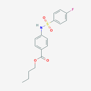 Butyl 4-{[(4-fluorophenyl)sulfonyl]amino}benzoate