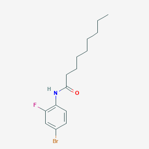 N-(4-bromo-2-fluorophenyl)nonanamide