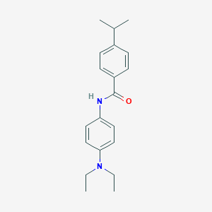molecular formula C20H26N2O B329787 N-[4-(diethylamino)phenyl]-4-isopropylbenzamide 