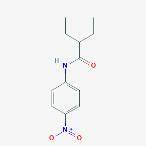 molecular formula C12H16N2O3 B329792 2-ethyl-N-(4-nitrophenyl)butanamide 