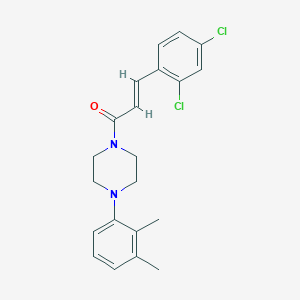 1-[3-(2,4-Dichlorophenyl)acryloyl]-4-(2,3-dimethylphenyl)piperazine