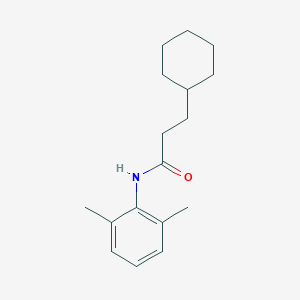 3-cyclohexyl-N-(2,6-dimethylphenyl)propanamide