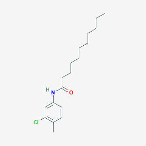 molecular formula C18H28ClNO B329806 N-(3-chloro-4-methylphenyl)undecanamide 