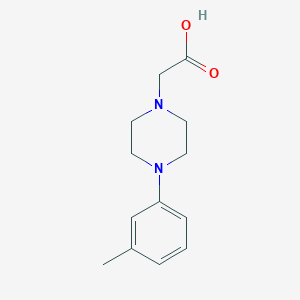 [4-(3-Methylphenyl)piperazin-1-yl]acetic acid