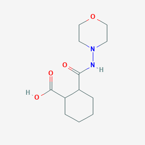 molecular formula C12H20N2O4 B329823 2-[(4-Morpholinylamino)carbonyl]cyclohexanecarboxylic acid 