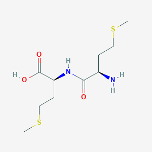 molecular formula C10H20N2O3S2 B3298238 H-D-Met-Met-OH CAS No. 89680-17-1