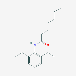 N-(2,6-diethylphenyl)heptanamide