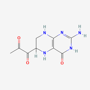 molecular formula C9H11N5O3 B3298268 Dyspropterin CAS No. 89687-39-8
