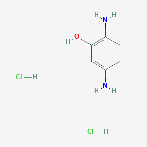 molecular formula C6H10Cl2N2O B3298276 2,5-Diaminophenol dihydrochloride CAS No. 89691-80-5