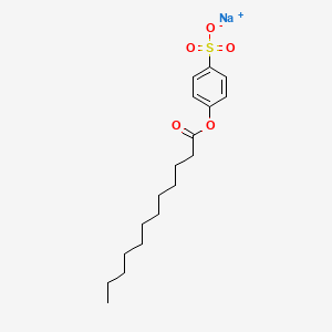 Sodium 4-(dodecanoyloxy)benzenesulfonate