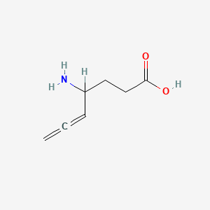 4-Amino-5,6-heptadienoic acid