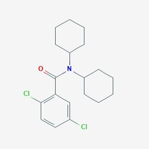 molecular formula C19H25Cl2NO B329836 2,5-dichloro-N,N-dicyclohexylbenzamide 