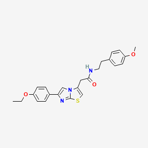 2-(6-(4-ethoxyphenyl)imidazo[2,1-b]thiazol-3-yl)-N-(4-methoxyphenethyl)acetamide