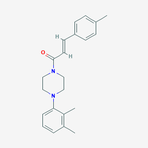 molecular formula C22H26N2O B329842 1-(2,3-Dimethylphenyl)-4-[3-(4-methylphenyl)acryloyl]piperazine 