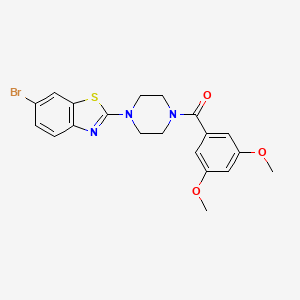 6-Bromo-2-[4-(3,5-dimethoxybenzoyl)piperazin-1-yl]-1,3-benzothiazole