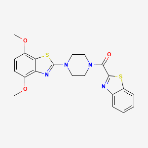 Benzo[d]thiazol-2-yl(4-(4,7-dimethoxybenzo[d]thiazol-2-yl)piperazin-1-yl)methanone
