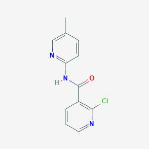 molecular formula C12H10ClN3O B329857 2-chloro-N-(5-methyl-2-pyridinyl)nicotinamide 