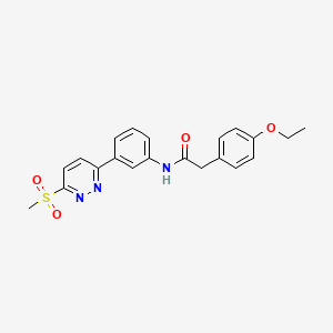 2-(4-ethoxyphenyl)-N-(3-(6-(methylsulfonyl)pyridazin-3-yl)phenyl)acetamide