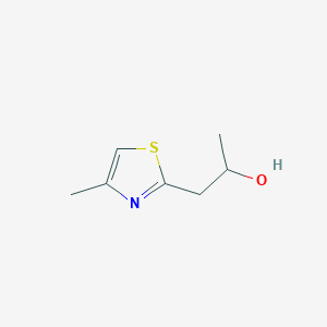 molecular formula C7H11NOS B3298629 1-(4-Methyl-1,3-thiazol-2-yl)propan-2-ol CAS No. 89775-31-5