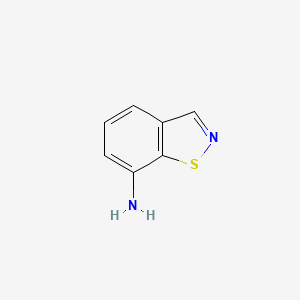 molecular formula C7H6N2S B3298685 1,2-Benzisothiazol-7-amine CAS No. 89795-79-9