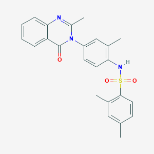 2,4-dimethyl-N-(2-methyl-4-(2-methyl-4-oxoquinazolin-3(4H)-yl)phenyl)benzenesulfonamide