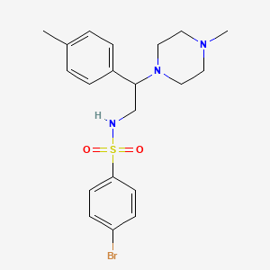 4-bromo-N-(2-(4-methylpiperazin-1-yl)-2-(p-tolyl)ethyl)benzenesulfonamide