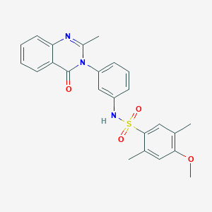 4-methoxy-2,5-dimethyl-N-(3-(2-methyl-4-oxoquinazolin-3(4H)-yl)phenyl)benzenesulfonamide
