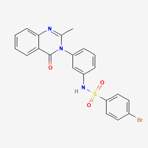 4-bromo-N-(3-(2-methyl-4-oxoquinazolin-3(4H)-yl)phenyl)benzenesulfonamide