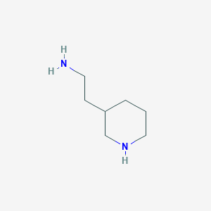 molecular formula C7H16N2 B3299028 2-(Piperidin-3-yl)ethanamine CAS No. 89850-94-2