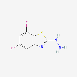 5,7-Difluoro-2-benzothiazolehydrazine