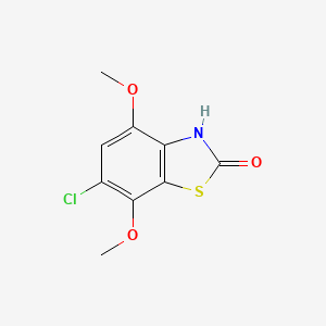 6-Chloro-4,7-dimethoxybenzo[d]thiazol-2(3H)-one