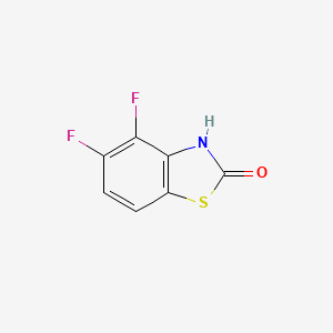 molecular formula C7H3F2NOS B3299128 4,5-Difluoro-2-hydroxybenzothiazole CAS No. 898748-75-9