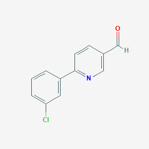 6-(3-Chlorophenyl)pyridine-3-carbaldehyde