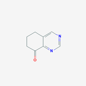 molecular formula C8H8N2O B3299237 6,7-dihydro-8(5H)-quinazolinone CAS No. 89967-17-9