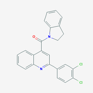 2-(3,4-dichlorophenyl)-4-(2,3-dihydro-1H-indol-1-ylcarbonyl)quinoline