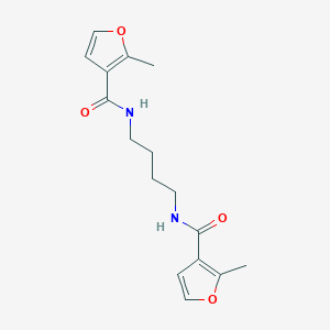 molecular formula C16H20N2O4 B329931 2-methyl-N-{4-[(2-methyl-3-furoyl)amino]butyl}-3-furamide 