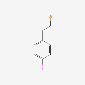 molecular formula C8H8BrI B3299352 2-(p-Iodophenyl)ethyl bromide CAS No. 89978-45-0