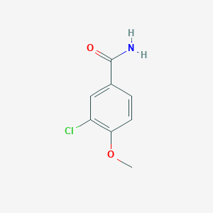 molecular formula C8H8ClNO2 B3299353 3-Chloro-4-methoxybenzamide CAS No. 89978-93-8