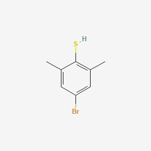 molecular formula C8H9BrS B3299363 4-Bromo-2,6-dimethylbenzenethiol CAS No. 89981-04-4