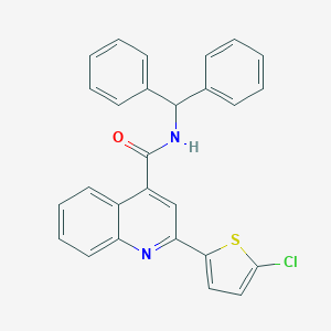 N-benzhydryl-2-(5-chloro-2-thienyl)-4-quinolinecarboxamide