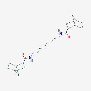 molecular formula C24H40N2O2 B330013 N-{8-[(bicyclo[2.2.1]hept-2-ylcarbonyl)amino]octyl}bicyclo[2.2.1]heptane-2-carboxamide 
