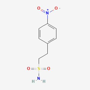 molecular formula C8H10N2O4S B3300184 2-(4-Nitrophenyl)ethane-1-sulfonamide CAS No. 90007-78-6