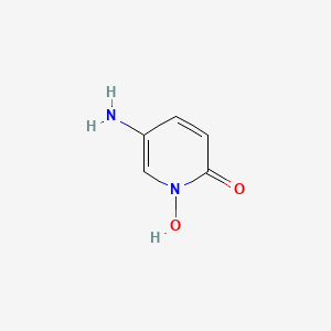 molecular formula C5H6N2O2 B3300219 2-Hydroxy-5-aminopyridine N-oxide CAS No. 900139-09-5