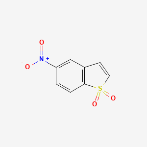 molecular formula C8H5NO4S B3300246 5-Nitrobenzo[b]thiophene 1,1-dioxide CAS No. 90049-81-3