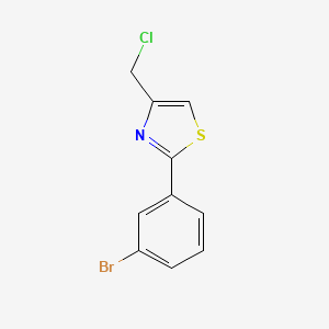 2-(3-Bromophenyl)-4-(chloromethyl)-1,3-thiazole