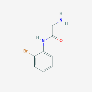 molecular formula C8H9BrN2O B3300280 2-amino-N-(2-bromophenyl)acetamide CAS No. 900641-74-9