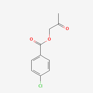molecular formula C10H9ClO3 B3300283 2-氧丙基 4-氯苯甲酸酯 CAS No. 900937-56-6