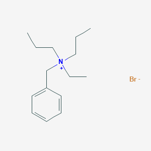 molecular formula C15H26BrN B3300316 N-Benzyl-N-ethyl-N-propylpropan-1-aminium bromide CAS No. 90105-60-5