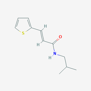 molecular formula C11H15NOS B330035 N-isobutyl-3-(2-thienyl)acrylamide 